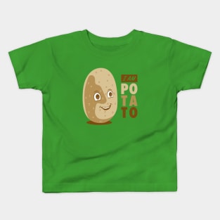 I am Potato - Cute Funny Design for Food Lover Kids T-Shirt